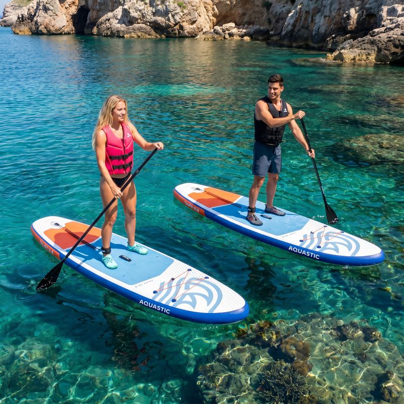 Felfújható SUP deszka szett AQUASTIC Taupo 10'8" allround blue 21