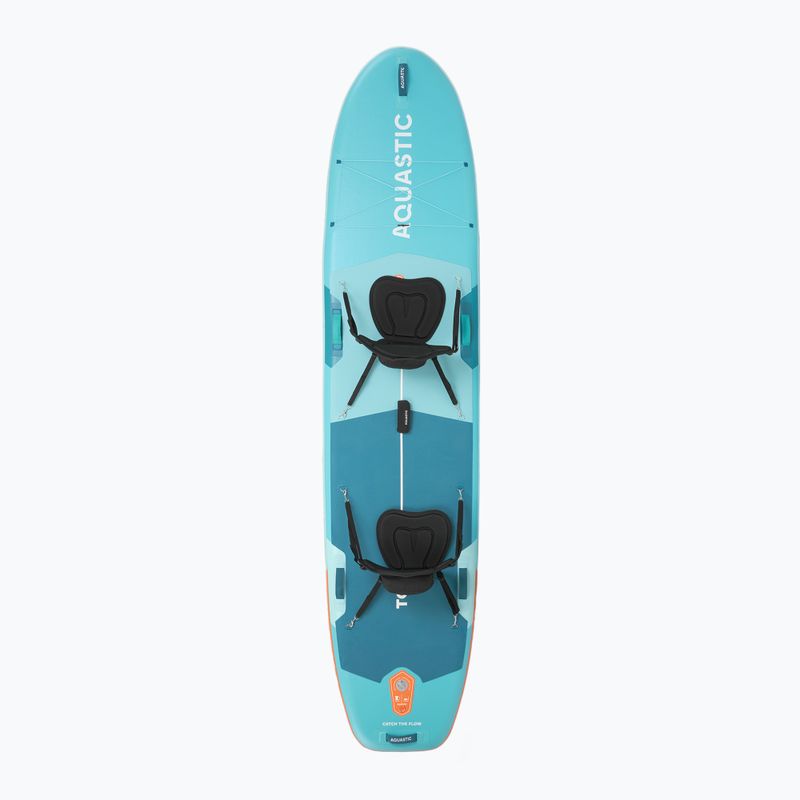 Felfújható SUP deszka szett AQUASTIC Tourer 12'0" 2-os green 3