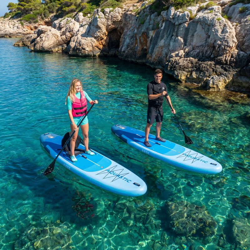 Deszka készlet SUP felfújható AQUASTIC Este 12'0" kék 23