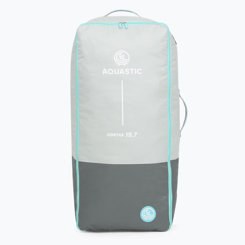 Háromszemélyes felfújható kajak AQUASTIC Cortez 15'7" hybrid blue 17