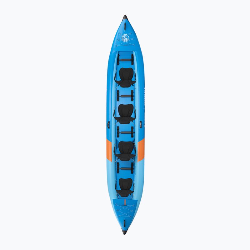 Felfújható kajak 4-osobowy AQUASTIC Cortez 16'9" hybrid blue 3