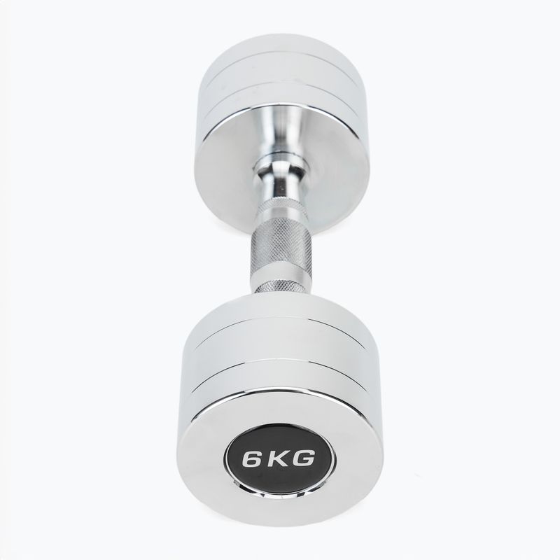 XTREXO króm súlyzók 2x6 kg ezüst 3