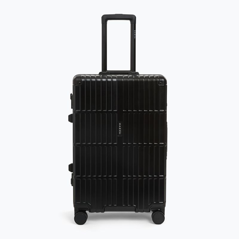 Közepes utazó bőrönd Kadva Tigre 64l Black 2