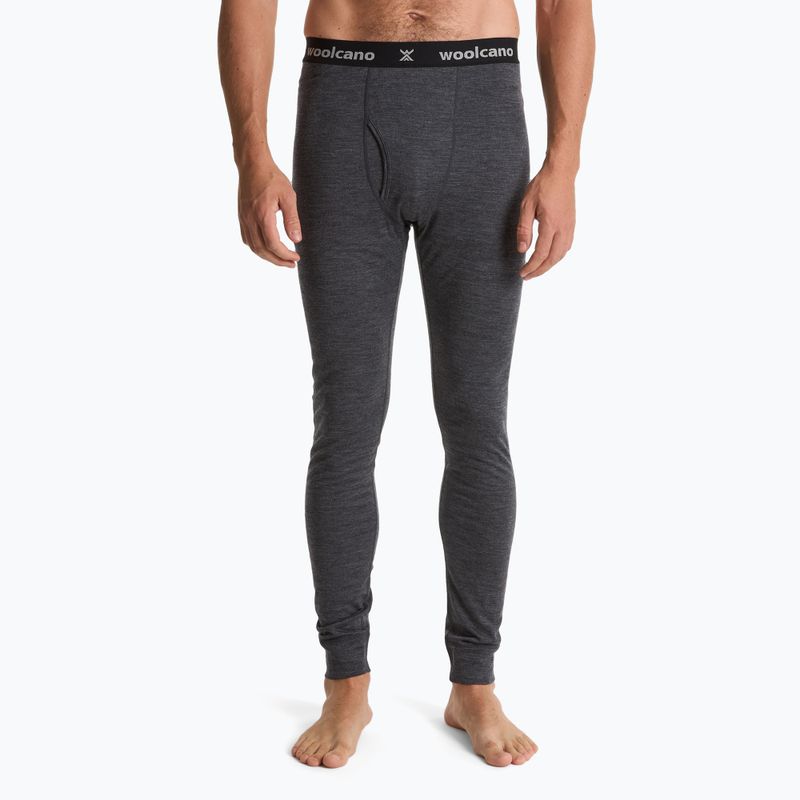 Férfi termónadrág WOOLCANO 100% Merion PANT0539 szürke szürke