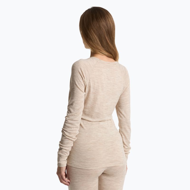 Női WOOLCANO Merino 100% SET0543 thermo fehérnemű szett bézs 4