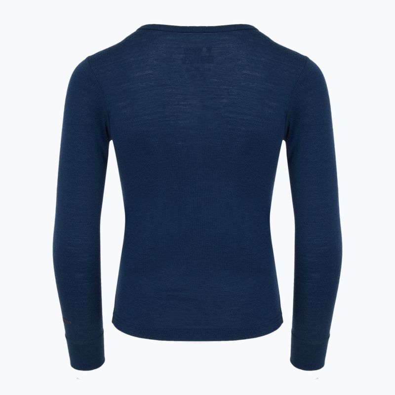 Gyermek termikus fehérnemű szett WOOLCANO Merino 100% SET0683 tengerészkék 5