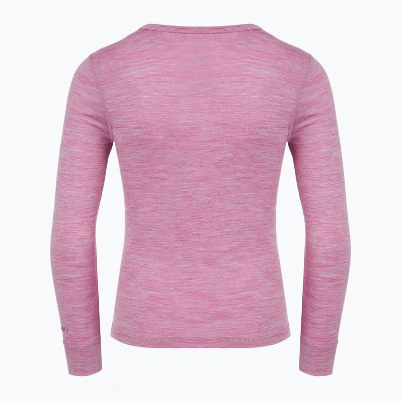 Gyermek termikus fehérnemű szett WOOLCANO Merino 100% SET0683 lila 5