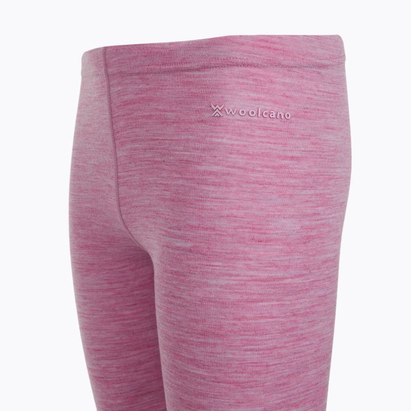 Gyermek termikus fehérnemű szett WOOLCANO Merino 100% SET0683 lila 10