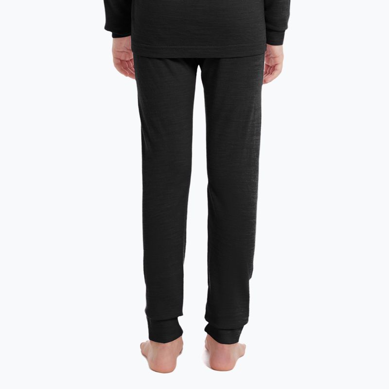 WOOLCANO gyermek termál nadrág Merino 100% PANT0975 fekete 2