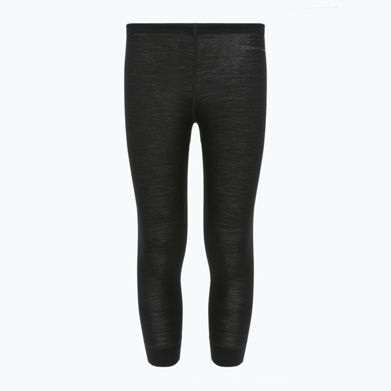 WOOLCANO gyermek termál nadrág Merino 100% PANT0975 fekete 3