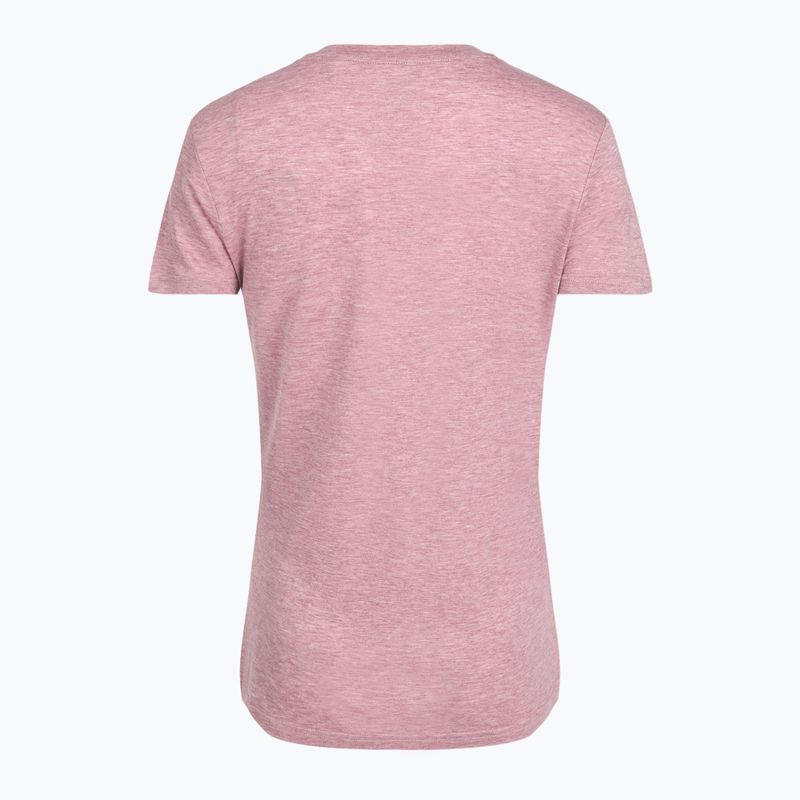 Női WOOLCANO Merino TEE0547 thermo póló lila 2