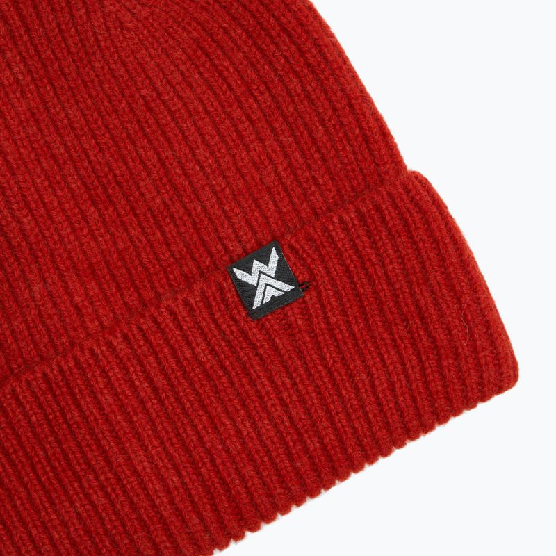 WOOLCANO MERINO 100% SAPKA HAT0440 bordó 3