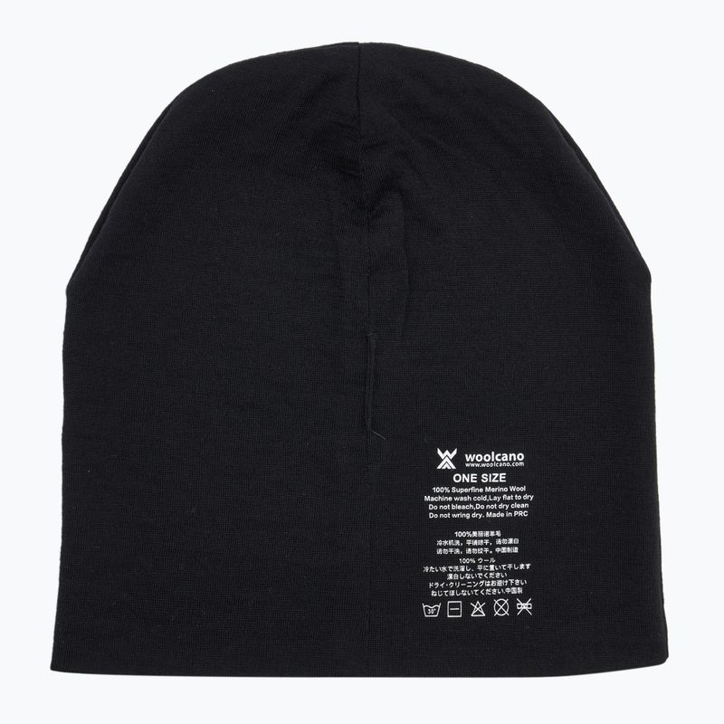 Sapka WOOLCANO MERINO 100% HAT0441 fekete 5
