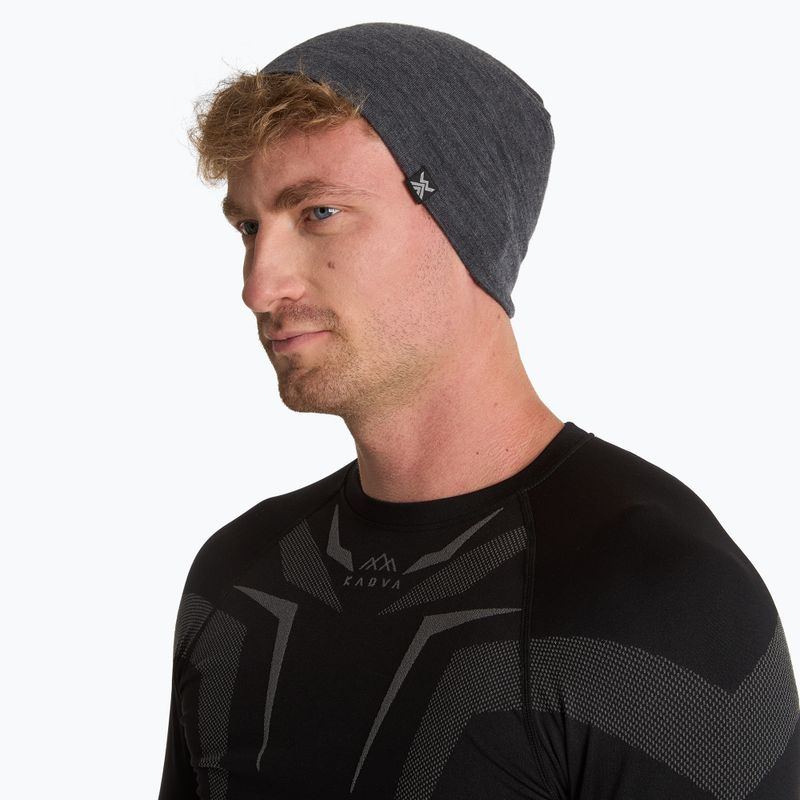 WOOLCANO MERINO 100% sapka HAT0441 szürke