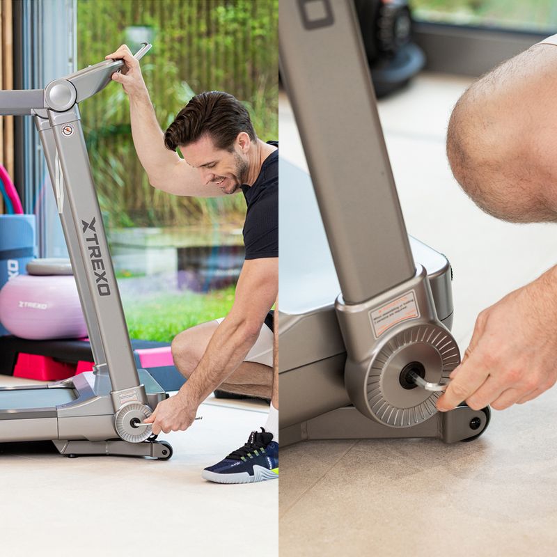 Elektromos futópad XTREXO TXO-X250-S ezüst 9