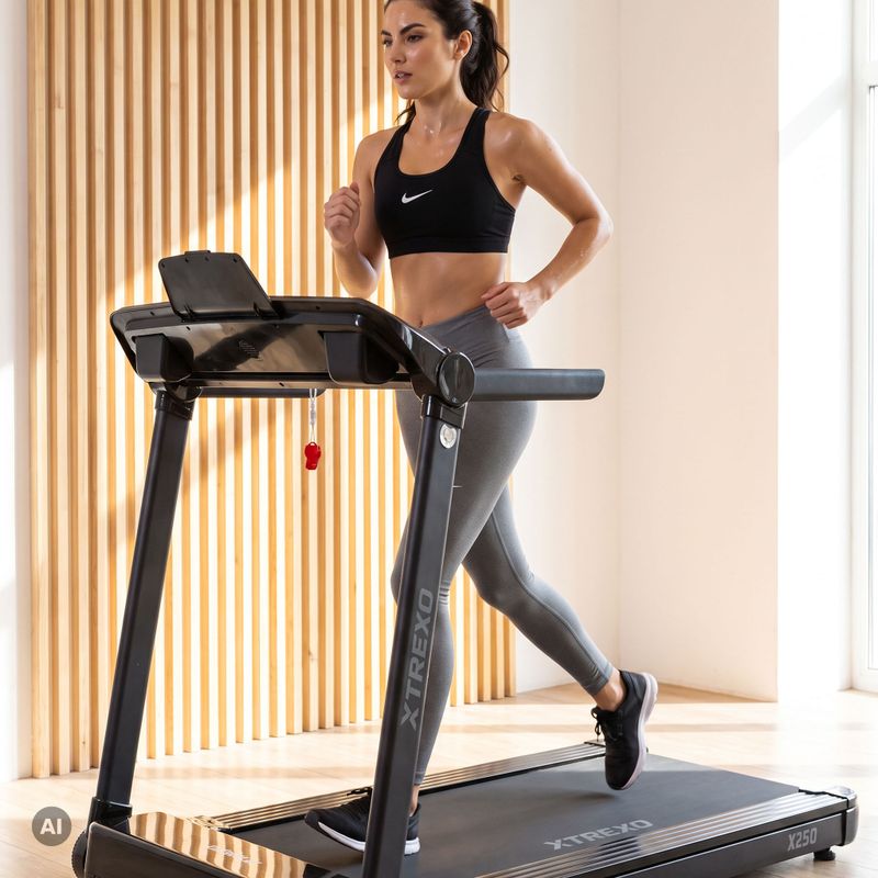 Elektromos futópad XTREXO TXO-X250-B fekete 3