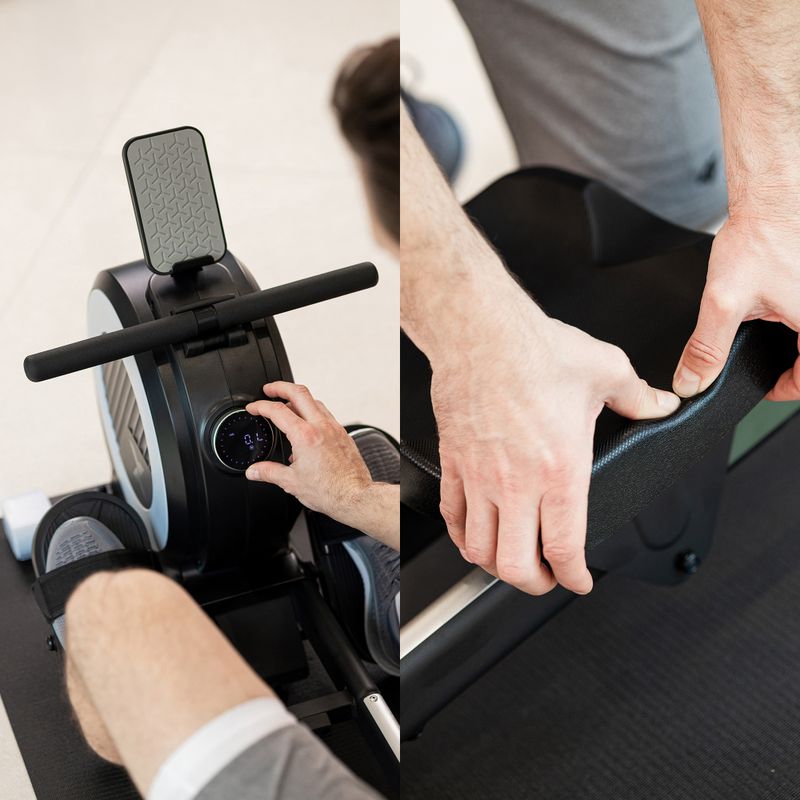 Mágneses evezőpad XTREXO TXO-RM200 fekete 5