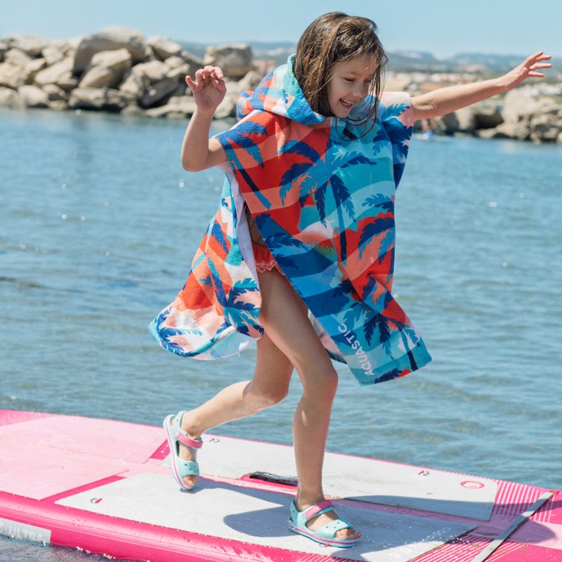 AQUASTIC Sunny JR pálmafás gyermek poncsó 7