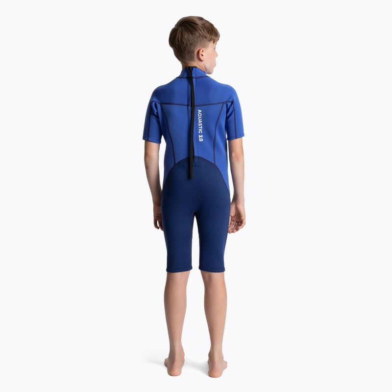 Gyermek úszóhab AQUASTIC Wavey Jrb 2 mm tengerészkék/kék 7