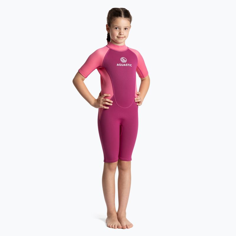 Gyermek úszóhab AQUASTIC Wavey Jrg 2 mm rózsaszínű 8