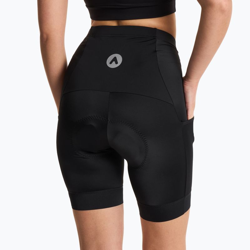 Női kerékpáros rövidnadrág ATTABO Kiro WMNS fekete 2