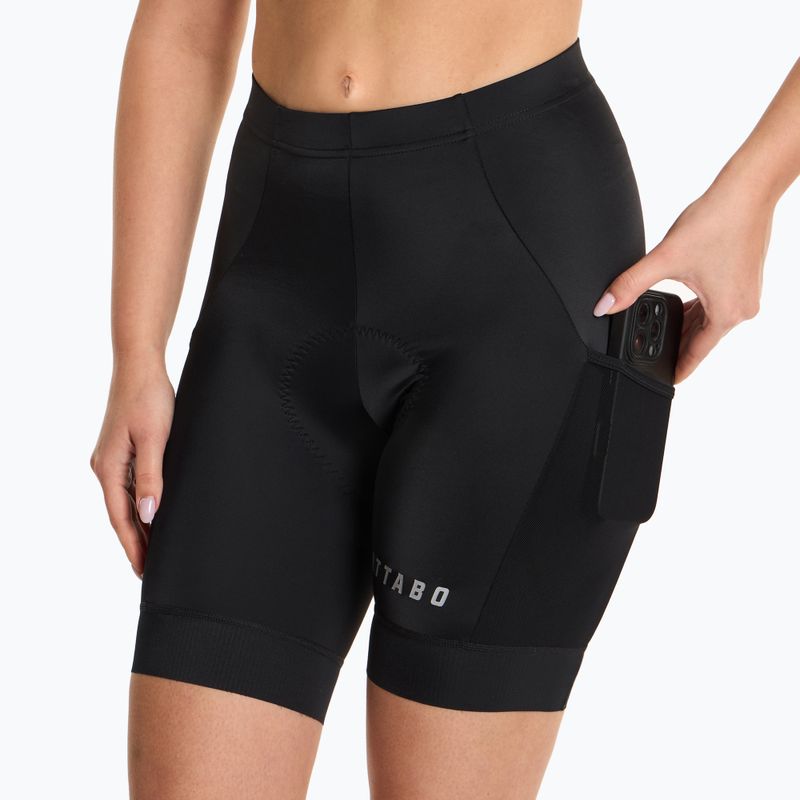 Női kerékpáros rövidnadrág ATTABO Kiro WMNS fekete 3