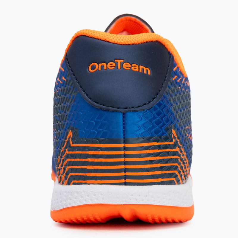 OneTeam Robero Teen IC gyermek labdarúgócipő tengerészkék/narancs színben 6