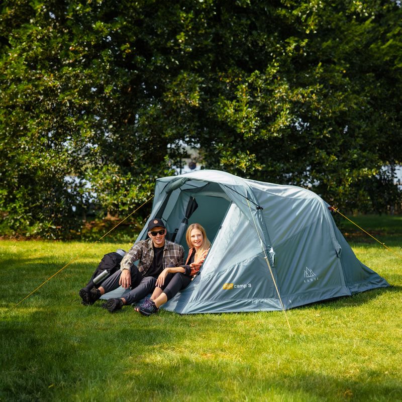 3 személyes felfújható kempingsátor KADVA AIRcamp 3 zöld 12