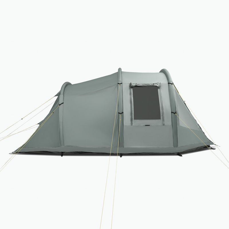 Felfújható 4 személyes KADVA AIRcamp 4.4 zöld sátor 5