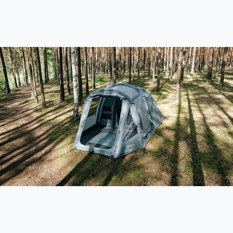 Felfújható 4 személyes KADVA AIRcamp 4.4 zöld sátor 4