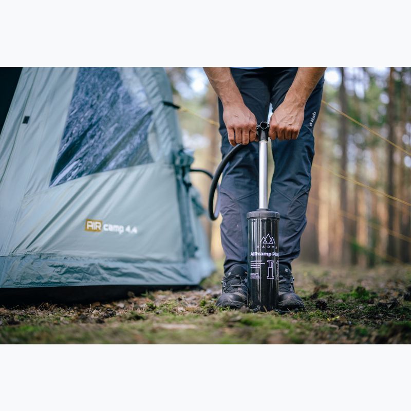 Felfújható 4 személyes KADVA AIRcamp 4.4 zöld sátor 26