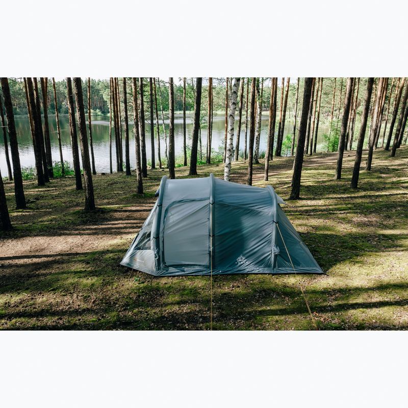 Felfújható 4 személyes KADVA AIRcamp 4.4 zöld sátor 28