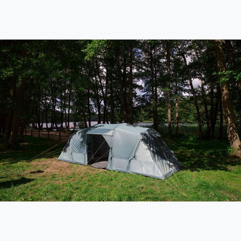 Felfújható 6 személyes kempingsátor KADVA AIRcamp 6.33 zöld 4