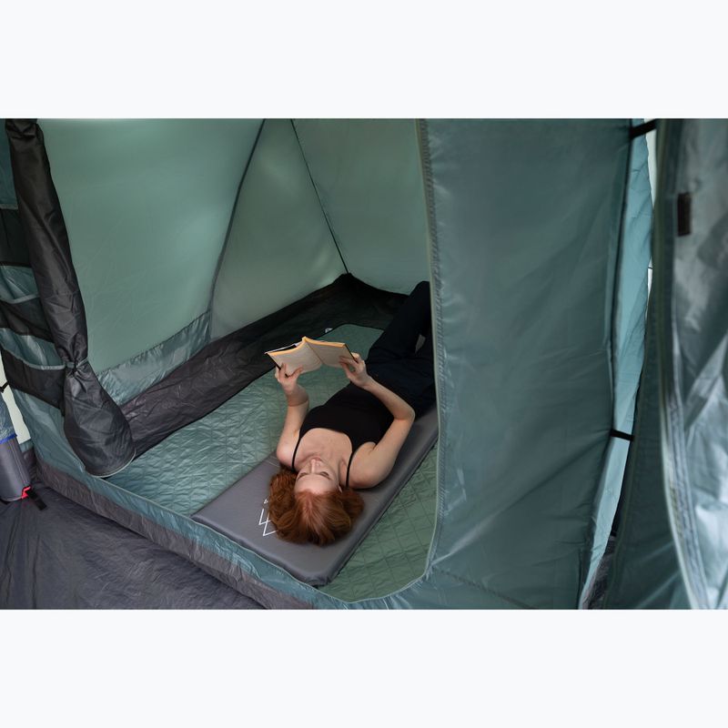 Felfújható 6 személyes kempingsátor KADVA AIRcamp 6.33 zöld 27