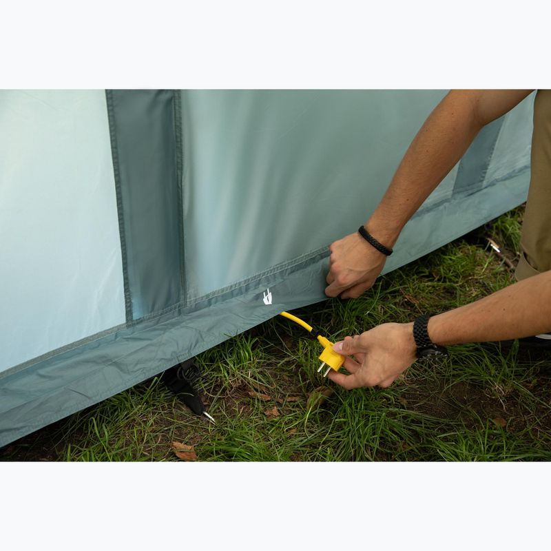 Felfújható 6 személyes kempingsátor KADVA AIRcamp 6.33 zöld 28