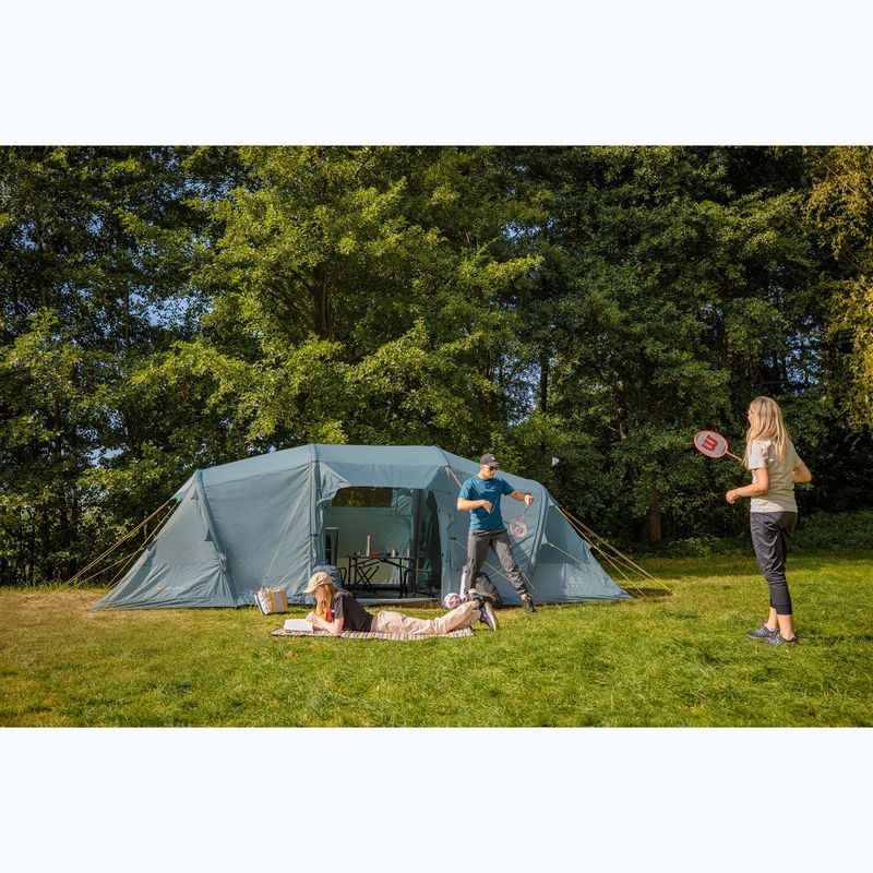 Felfújható 8 személyes KADVA AIRcamp 8.44 zöld sátor 27