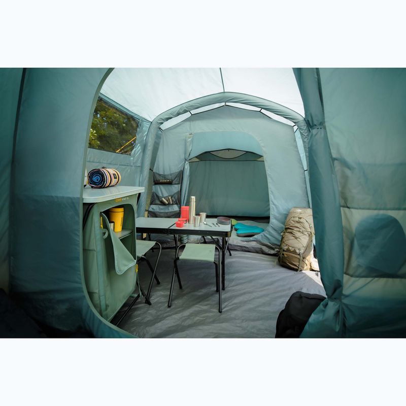 Felfújható 8 személyes KADVA AIRcamp 8.44 zöld sátor 29