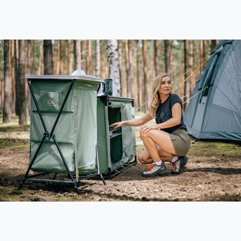 KADVA CAMPshelf 13 zöld utazó szekrény 6