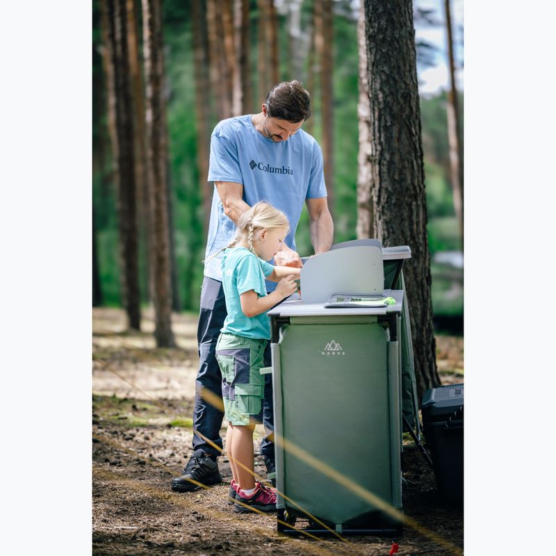 KADVA CAMPcook 221 zöld utazó konyhaszekrény 6