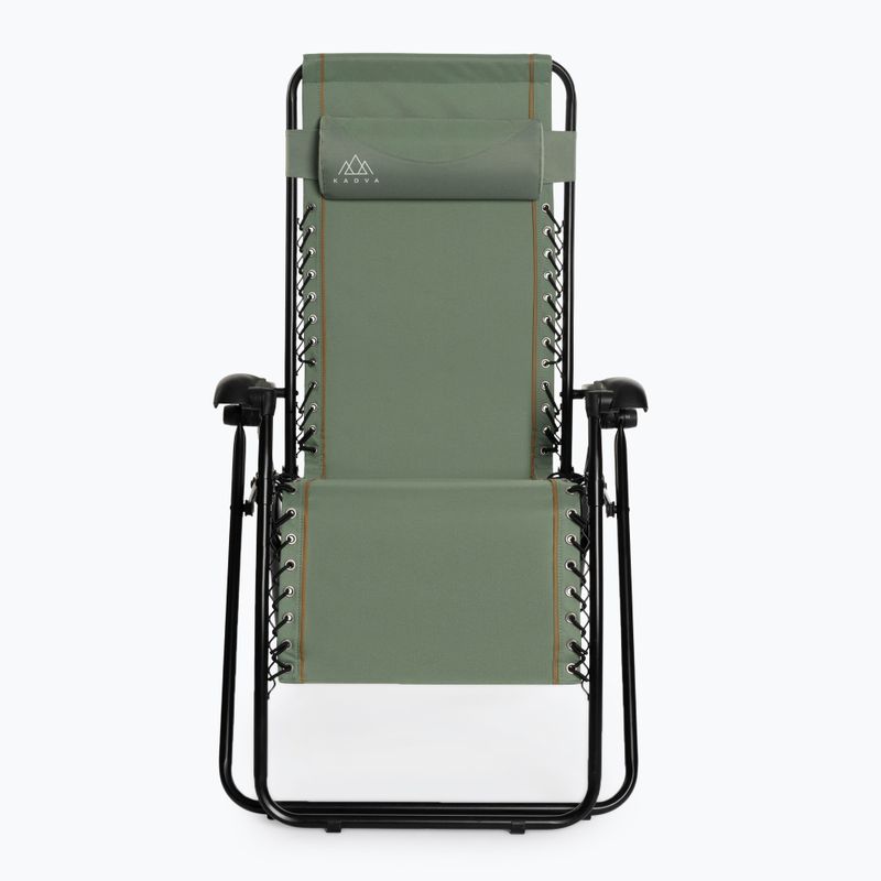 KADVA CAMPchair 2.0 zöld túraszék / napozóágy 3