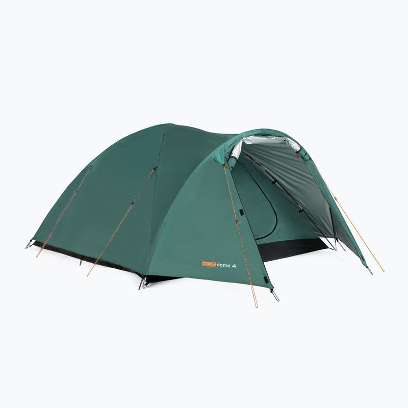 4 személyes KADVA CAMPdome 4 zöld kempingsátor