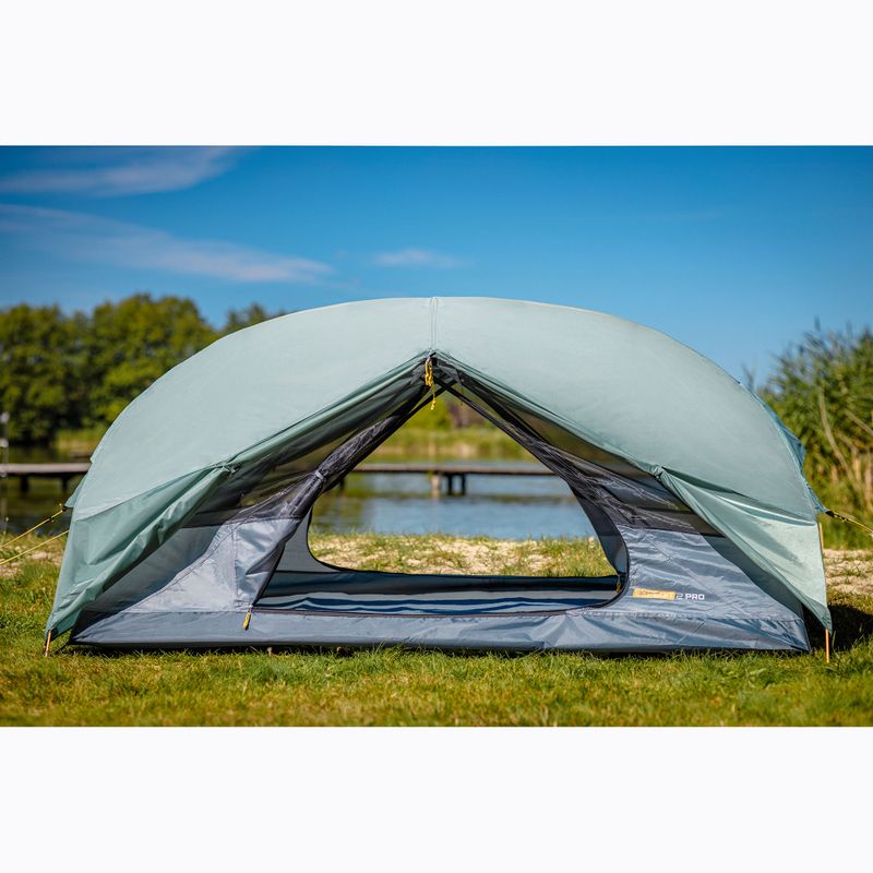 Ultrakönnyű 2 személyes trekking sátor KADVA EXPEDIT 2 PRO szürkészöld 6