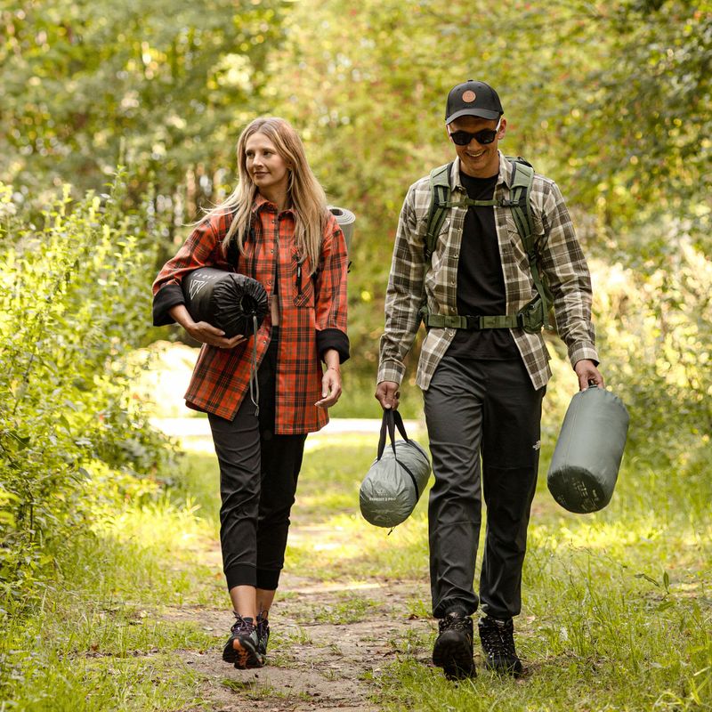 Ultrakönnyű 2 személyes trekking sátor KADVA EXPEDIT 2 PRO szürkészöld 20