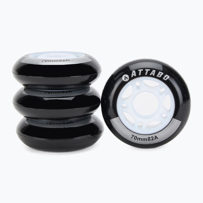 Görkorcsolya kerék ATTABO Wheels 70 mm 4 db fekete 2