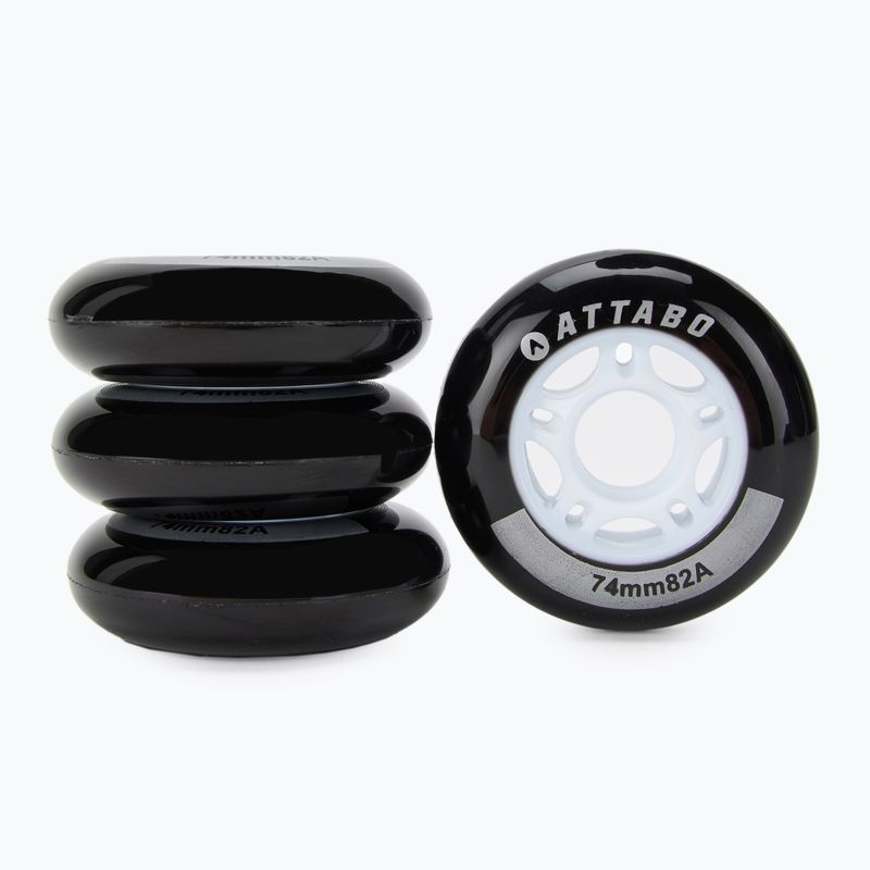 Görkorcsolya kerék ATTABO Wheels 74 mm 4 db fekete 2