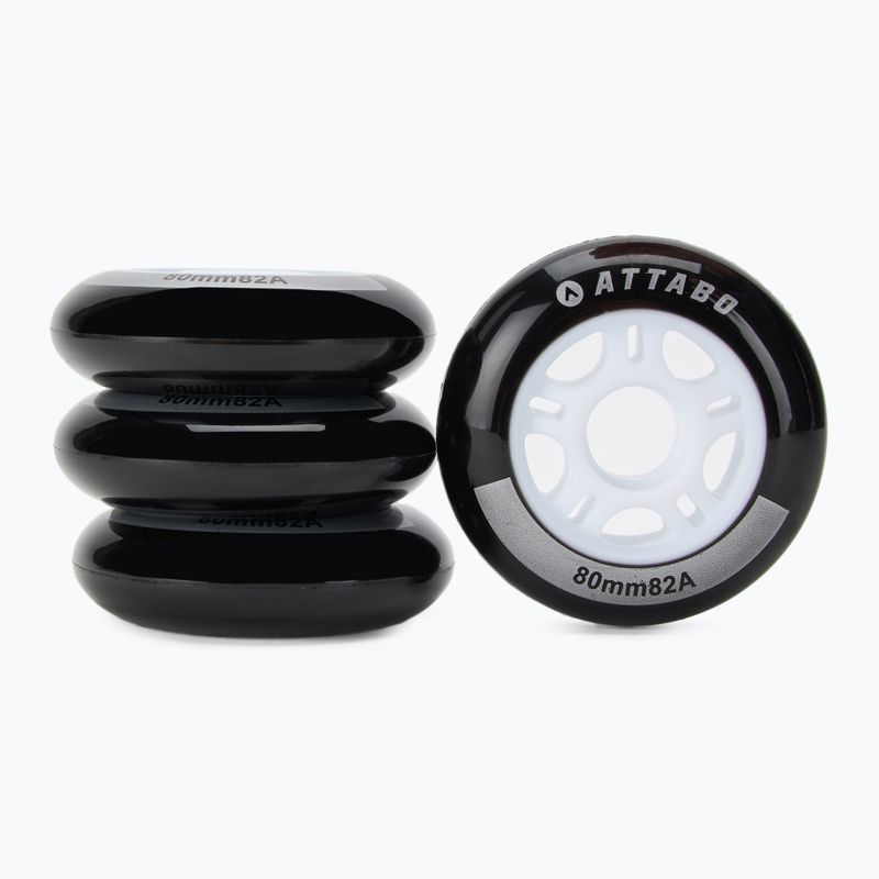 Görkorcsolya kerék ATTABO Wheels 80 mm 4 db fekete 2