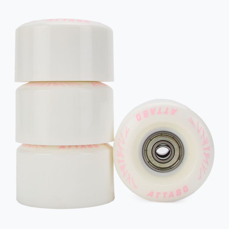 Kerék kétsoros görkorcsolyához ATTABO Quad Wheels 54x32 mm 4 db fehér 2