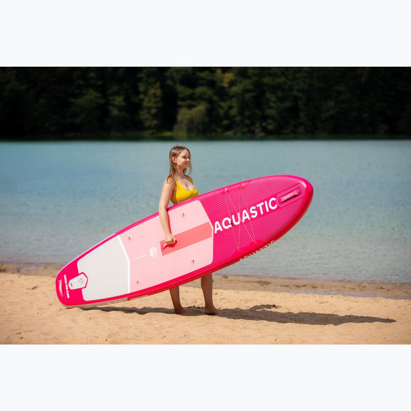 SUP AQUASTIC Perth 9'10" deszka rózsaszínű 18