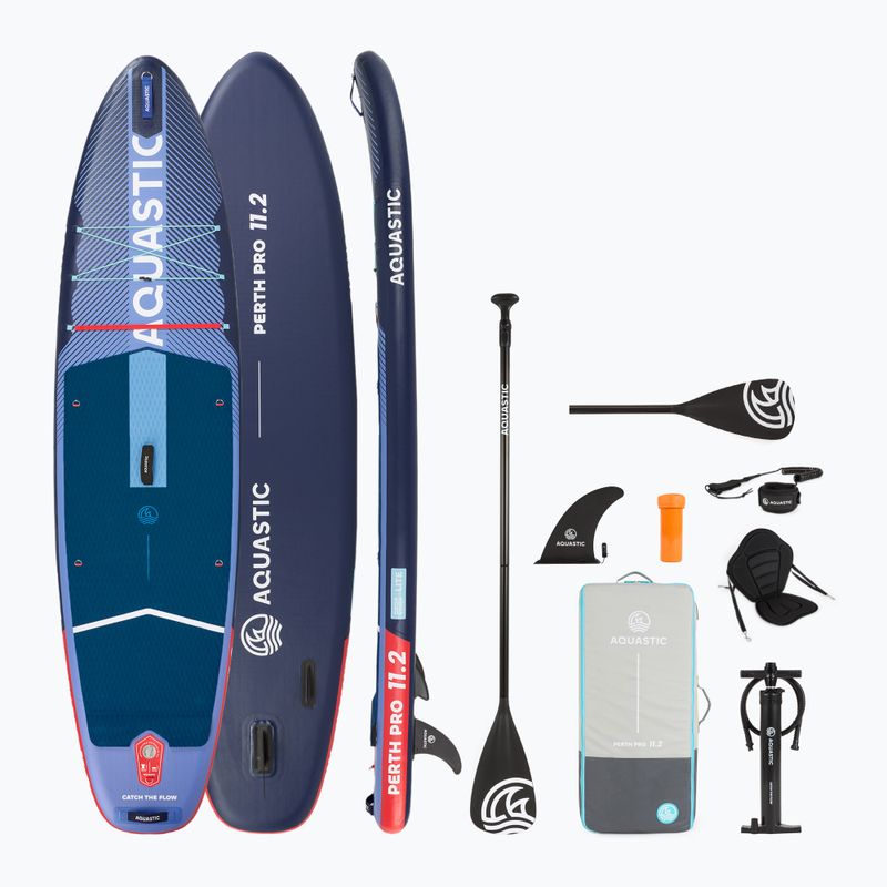 SUP deszka AQUASTIC Perth Pro 11'2" allround dark blue