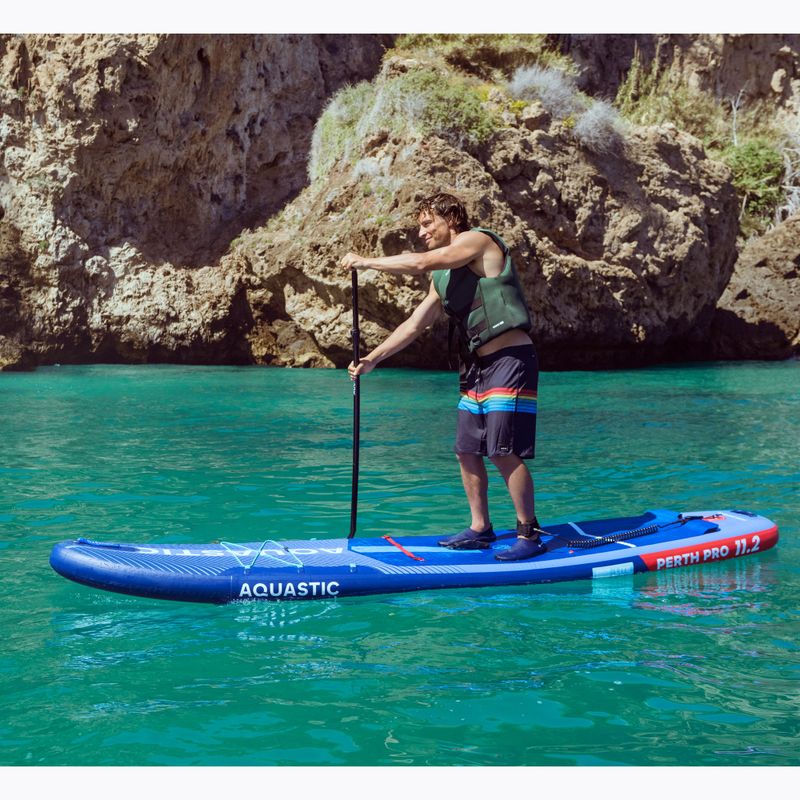 SUP deszka AQUASTIC Perth Pro 11'2" allround dark blue 26